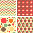 Abstract geometric pattern set