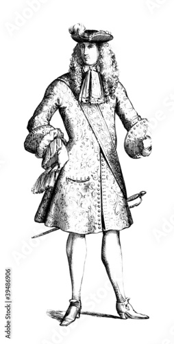Illustration: Officier 17th - b Officier 17th - b