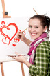 Female painter