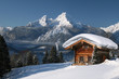 canvas print picture - Winter im Berchtesgadener Land