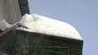 Cleaning Snow from Deck Roof