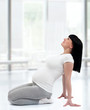 Pregnant fitness woman