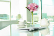 Objects on table