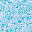 Stained glass texture in a blue tone. EPS 8