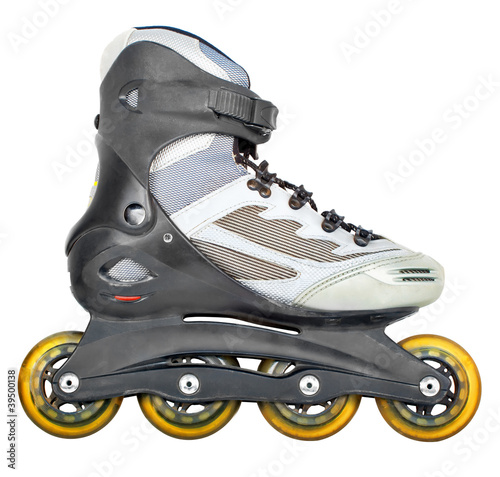 Photo: roller skates isolated on white roller skates isolated on white