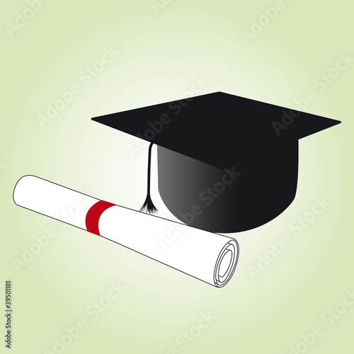 Vector: Graduation hat Graduation hat