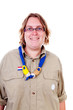 Portrait of female Dutch scout