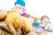 Kinder Beim Frühstücken