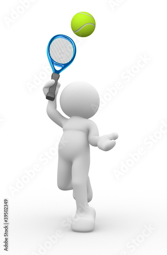 Illustration: Tennis player Tennis player