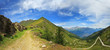 Panoramic view on Alps.