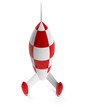 Illustration: Rakete kariert Rakete kariert