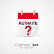 vecteur et mot retraite