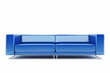 Modern blue sofa