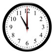 Horloge - 11 heure précise