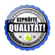 Geprüfte Qualität! Button, Icon