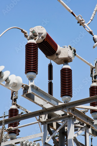 Photo: Switches and disconnectors on power lines Switches and disconnectors on power lines