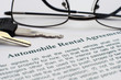 AUtomobile rental agreement AUtomobile rental agreement