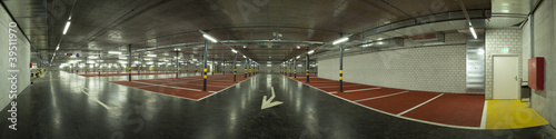 Photo: parking underground empty parking underground empty
