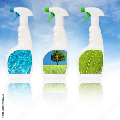 Photo: produit ménager vert produit ménager vert