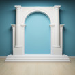 Сolumns with archway Сolumns with archway