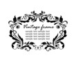 Vintage black frame