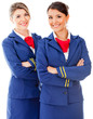 Beautiful flight attendants