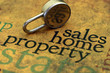 Sales home property concept