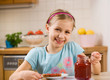 girl with jam