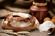 Freshly baked traditional bread Freshly baked traditional bread