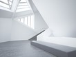 Illustration: Minimalistic lobby / atrium - Interior architecture Minimalistic lobby / atrium - Interior architecture