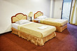 Two beds in the interior of the hotel