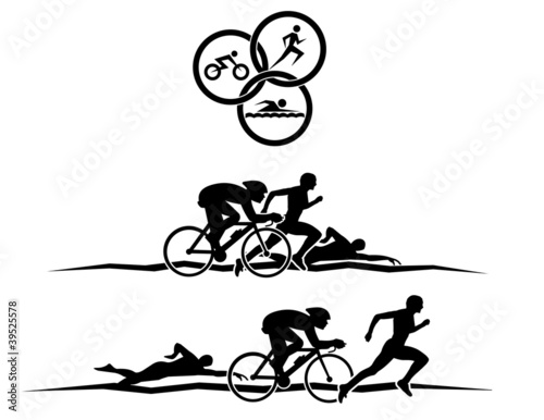 Vektor: triathlon triathlon