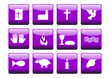 Christliche Symbole als icon, button, app