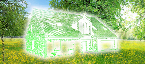 Illustration: Maison Dessin Implantation Maison Dessin Implantation