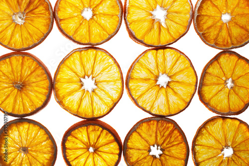 Photo: Hintergrundtextur aus Orangenscheiben Hintergrundtextur aus Orangenscheiben