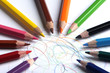 Multicolored pencils