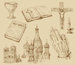 religion-hand drawn collection