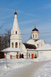 A small Orthodox church in a Russian town A small Orthodox church in a Russian town