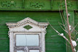 Fragment of a Russian old-style window decoration Fragment of a Russian old-style window decoration