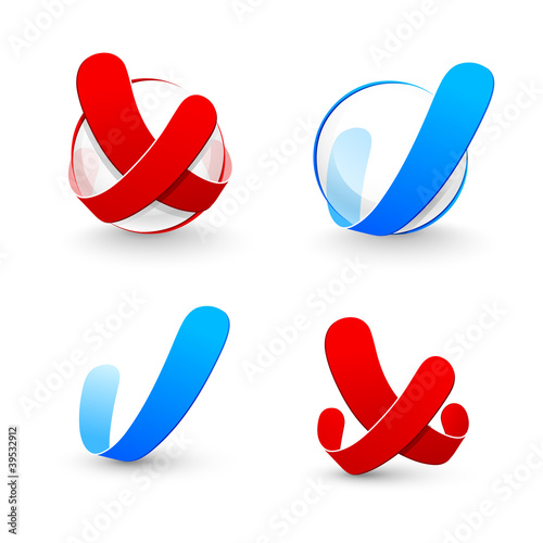 Vektor: Yes and No symbol Yes and No symbol