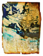 grunge europe map