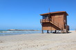 The lifeguard booth at the beach