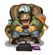 Gamer screaming