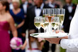 beverages being served by a waiter