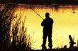 Fisherman silhouette Fisherman silhouette