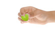 Hand Holding Heart-shaped Leaf