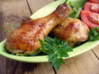 Chicken legs with vegetables