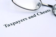 Taxpayers and cheats