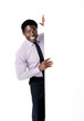 businessman presenting