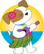 Vector: Cute Puppy Hawaii Cute Puppy Hawaii